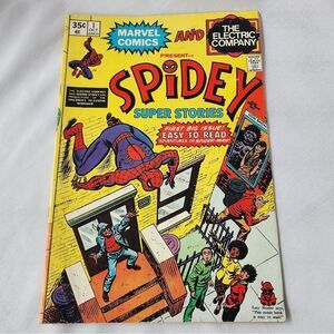 Spidey Super Stories‎ #1 Marvel & The Electric Company 1974 Spiderman Origin